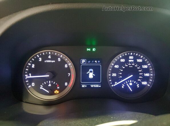 KM8J3CA20JU823336 2018 HYUNDAI TUCSON Gray უკანა სავარძლების ხედი