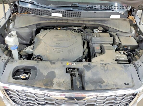 5XYPH4A58KG441462 2019 KIA SORENTO Gray Vista de la etiqueta del VIN