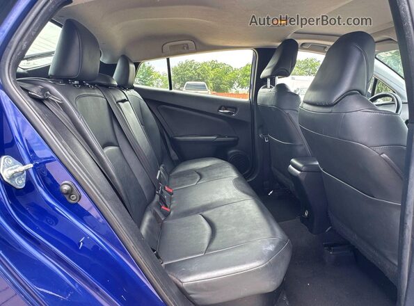 JTDKARFU1G3515263 2016 TOYOTA PRIUS Blue Widok wnętrza z przodu