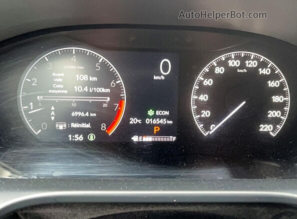 3CZRZ2H77RM106508 2024 HONDA HR-V Черный Вид щитка приборов