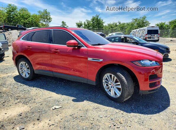 SADCK2BN1HA885377 2017 JAGUAR F-PACE Red წინა ხედი