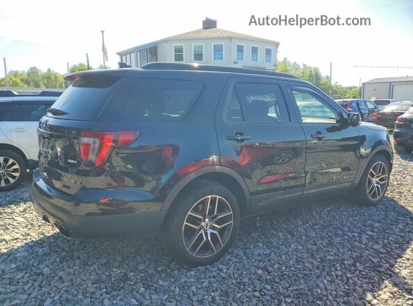 1FM5K8GT9HGB03222 2017 FORD EXPLORER Черный Передняя правая четверть