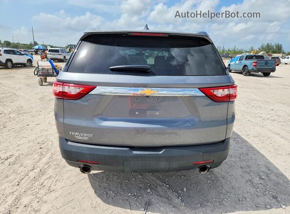 1GNERFKW6KJ188298 2019 CHEVROLET TRAVERSE Gray 