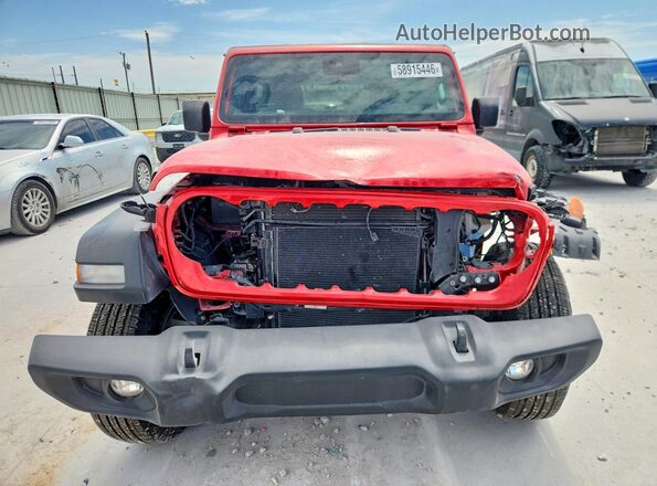 1C4PJXDG3RW253142 2024 JEEP WRANGLER Красный Вид сзади