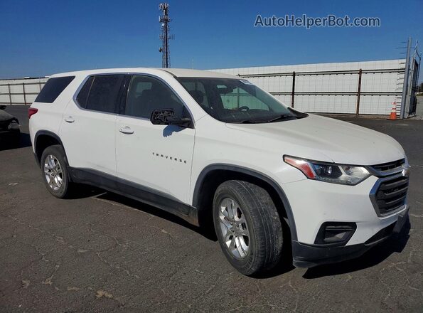 1GNERFKW1KJ279298 2019 CHEVROLET TRAVERSE Белый Вид спереди