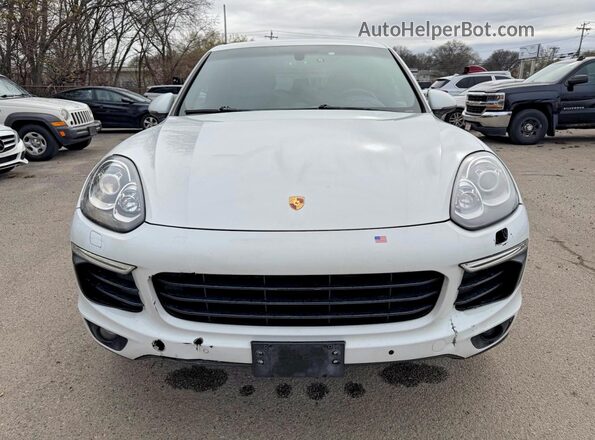 WP1AA2A21JKA02261 2018 PORSCHE CAYENNE White Вид підкапотного простору
