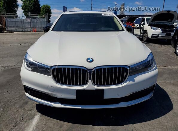 WBA7E2C55KB217759 2019 BMW OTHER White უკანა ხედი