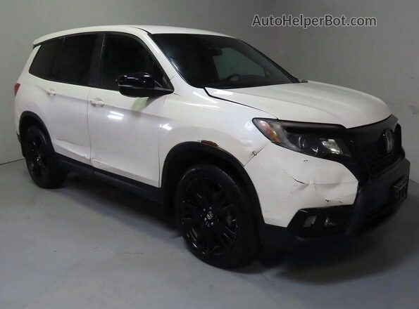 5FNYF7H23KB004550 2019 HONDA PASSPORT White Հետևի ձախ