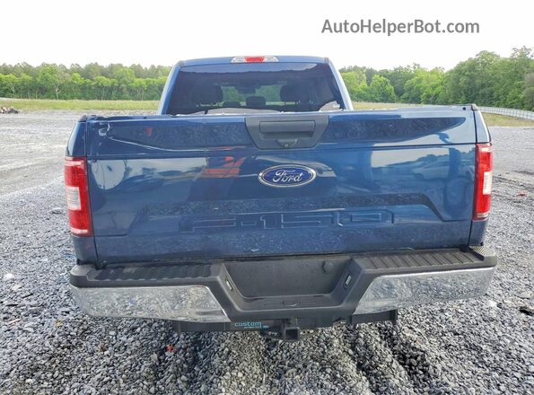 1FTEW1C51JFC66093 2018 FORD F150 Blue Вид салону спереду