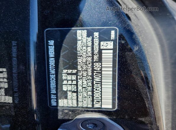 WZ1DB0G0XTW071498 2026 TOYOTA GR Black Вид наклейки з VIN-кодом