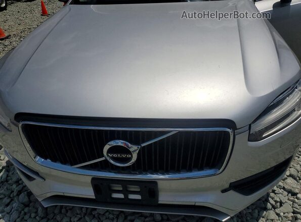 YV4A22PK0J1340453 2018 VOLVO XC90 Silver VIN კოდის სტიკერის ხედი
