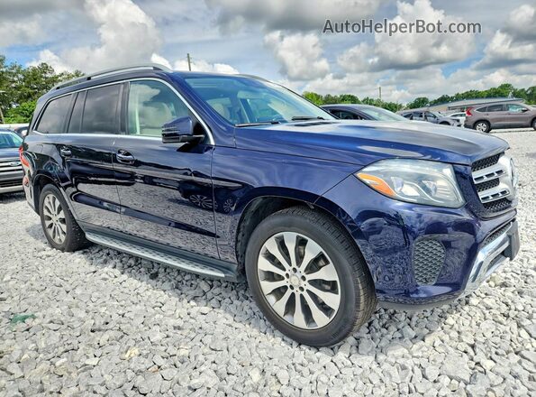 4JGDF6EE7HA793239 2017 MERCEDES-BENZ GLS Blue Դիմացի տեսք