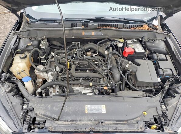 3FA6P0HD1JR266423 2018 FORD FUSION Black ძრავის განყოფილების ხედი