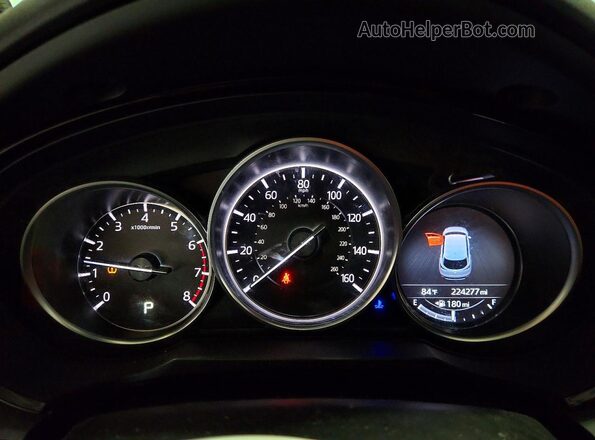 JM3TCBDY4G0108056 2016 MAZDA CX-9 Blue Вид задніх сидінь