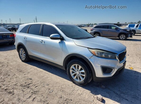 5XYPG4A33JG351314 2018 KIA SORENTO Silver 