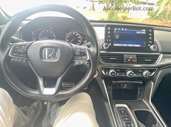 1HGCV2F36NA009123 2022 HONDA ACCORD Gray Вид задніх сидінь