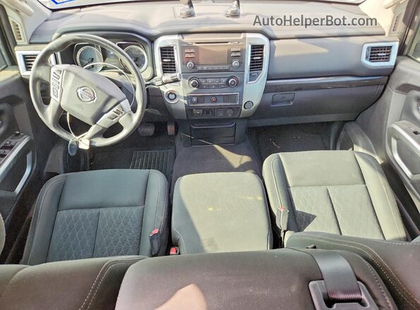 1N6BA1F14HN516885 2017 NISSAN TITAN Gray ხელსაწყოთა პანელის ხედი