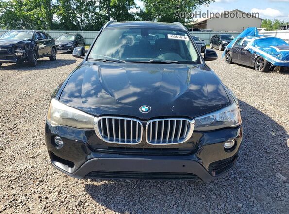 5UXWX9C51H0D99287 2017 BMW X3 Black Widok z tyłu