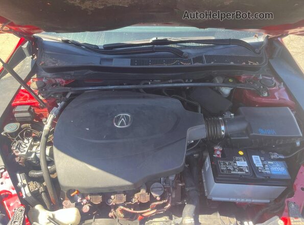 19UUB2F61JA008253 2018 ACURA TLX Красный Вид панели приборов
