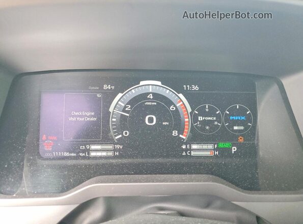 7SVAAABA0PX005705 2023 TOYOTA SEQUOIA Silver უკანა სავარძლების ხედი