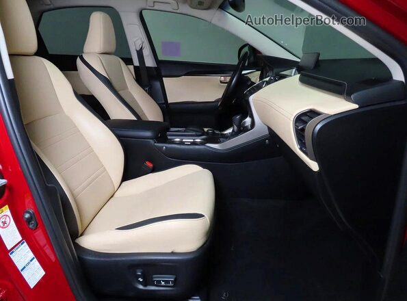 JTJBARBZ2H2127898 2017 LEXUS NX Red Rear view
