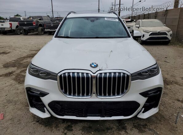 5UXCX4C55KLB39499 2019 BMW X7 White 