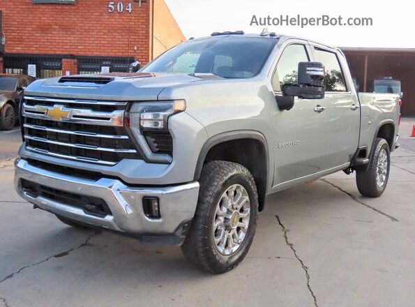 2GC4YPEY4R1267354 2024 CHEVROLET SILVERADO Gray Rear right