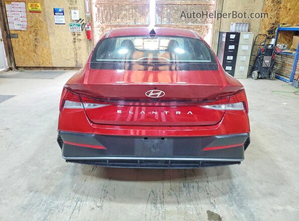KMHLS4DG9SU926328 2025 HYUNDAI ELANTRA Red 