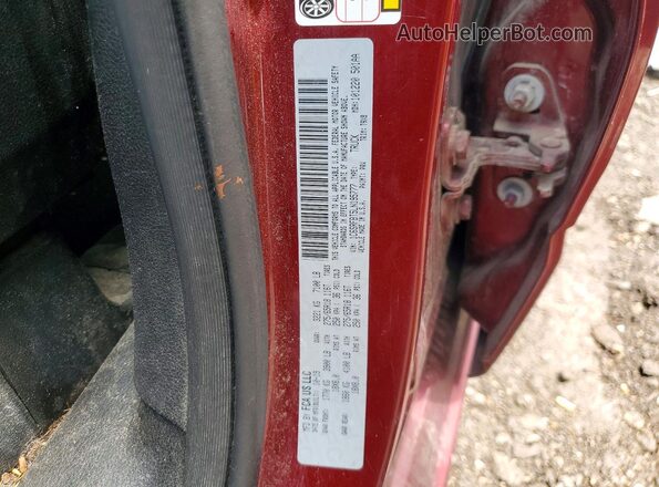 1C6SRFBT5LN195777 2020 RAM 1500 Burgundy Вид наклейки з VIN-кодом