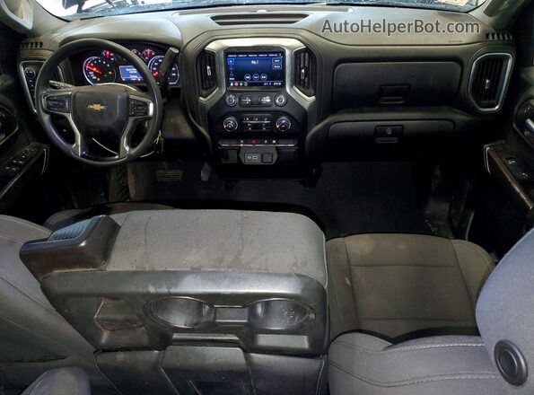 1GCRYDED4LZ201709 2020 CHEVROLET SILVERADO Black Vista del cuadro de instrumentos