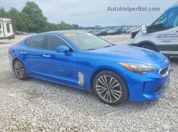 KNAE25LA3K6064399 2019 KIA STINGER Blue 