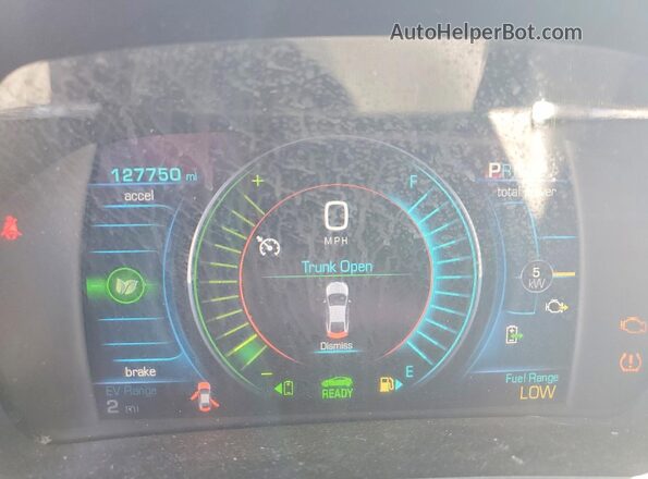 1G1RD6S53GU118353 2016 CHEVROLET VOLT White Հետևի նստատեղերի տեսք