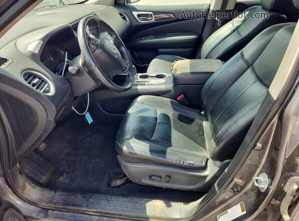 5N1DR2MN8KC627566 2019 NISSAN PATHFINDER Gray Առջևի վահանակի տեսք
