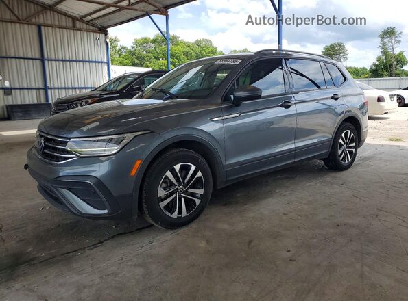 3VV1B7AX2NM159336 2022 VOLKSWAGEN TIGUAN Gray Rear left