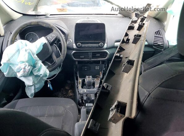 MAJ6S3GL6KC264384 2019 FORD ECOSPORT Silver Вид щитка приладів