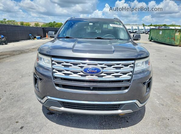 1FM5K7F82KGB41521 2019 FORD EXPLORER Gray Widok z tyłu