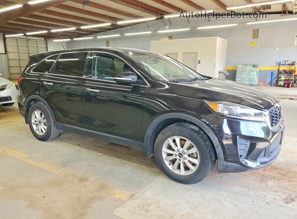 5XYPG4A32KG576258 2019 KIA SORENTO Black Դիմացի տեսք
