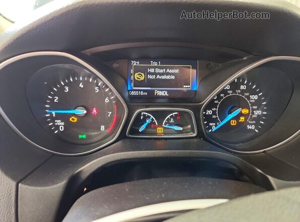 1FADP3K29HL262757 2017 FORD FOCUS Gray Widok tylnych siedzeń