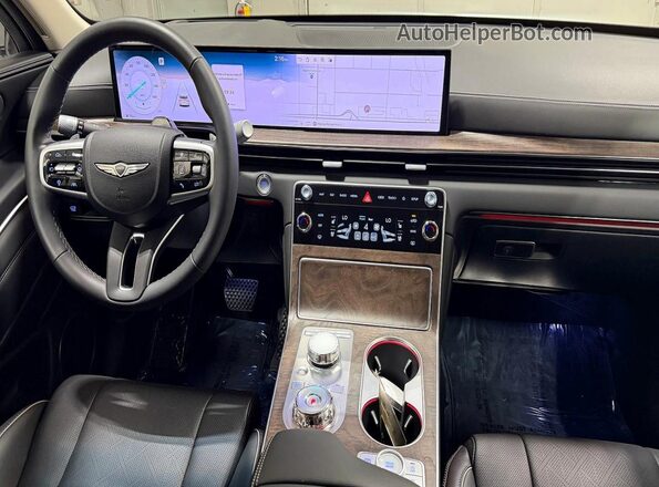 KMUHCESB0SU284258 2025 GENESIS GV80 White Հետևի նստատեղերի տեսք