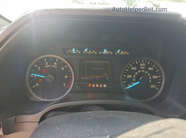 1FTEW1CP0LKF15365 2020 FORD F150 Gray Rear seats view