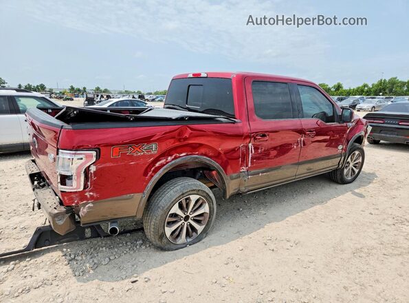 1FTEW1EG1GFA77614 2016 FORD F150 Red Front right