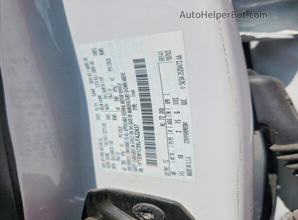 1FTEW1C58LFA22637 2020 FORD F150 White 