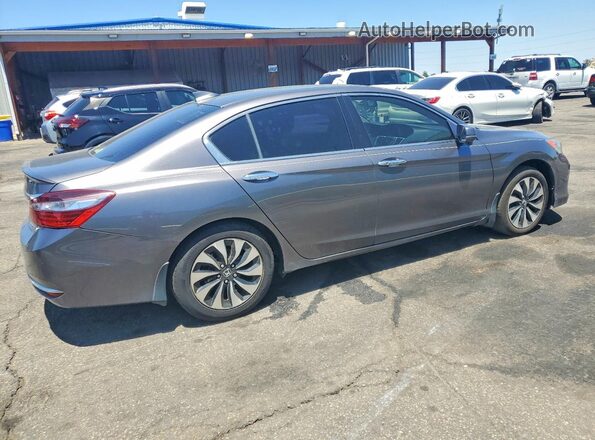 JHMCR6F39HC003642 2017 HONDA ACCORD Gray წინა მარჯვენა