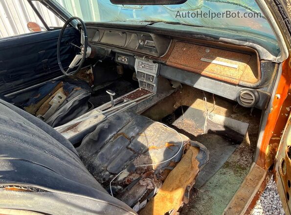 168376S284120 1966 CHEVROLET IMPALA Orange Widok z tyłu