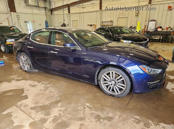 ZAM57YTL7J1293294 2018 MASERATI GHIBLI Blue წინა ხედი