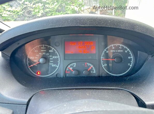 3C6TRVDG1KE563504 2019 RAM PROMASTER White Instrument cluster view