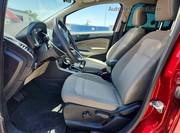 MAJ3S2GEXMC409301 2021 FORD ECOSPORT Red Вид панелі приладів