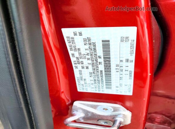 1FMCU0GD9HUB35696 2017 FORD ESCAPE Red VIN կոդի պիտակի տեսք