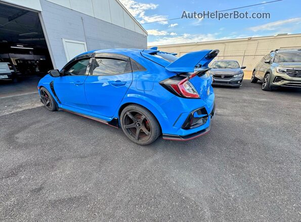 SHHFK8G7XMU202954 2021 HONDA CIVIC Blue Przód prawy