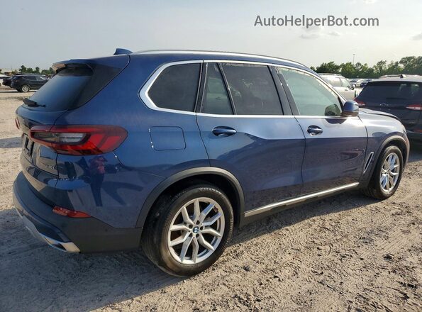 5UXCR4C0XP9R32250 2023 BMW X5 Blue Առջևի աջ